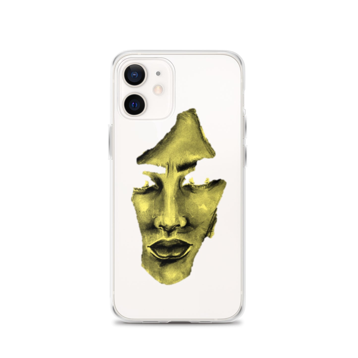 Coque iPhone® souple transparente jaune