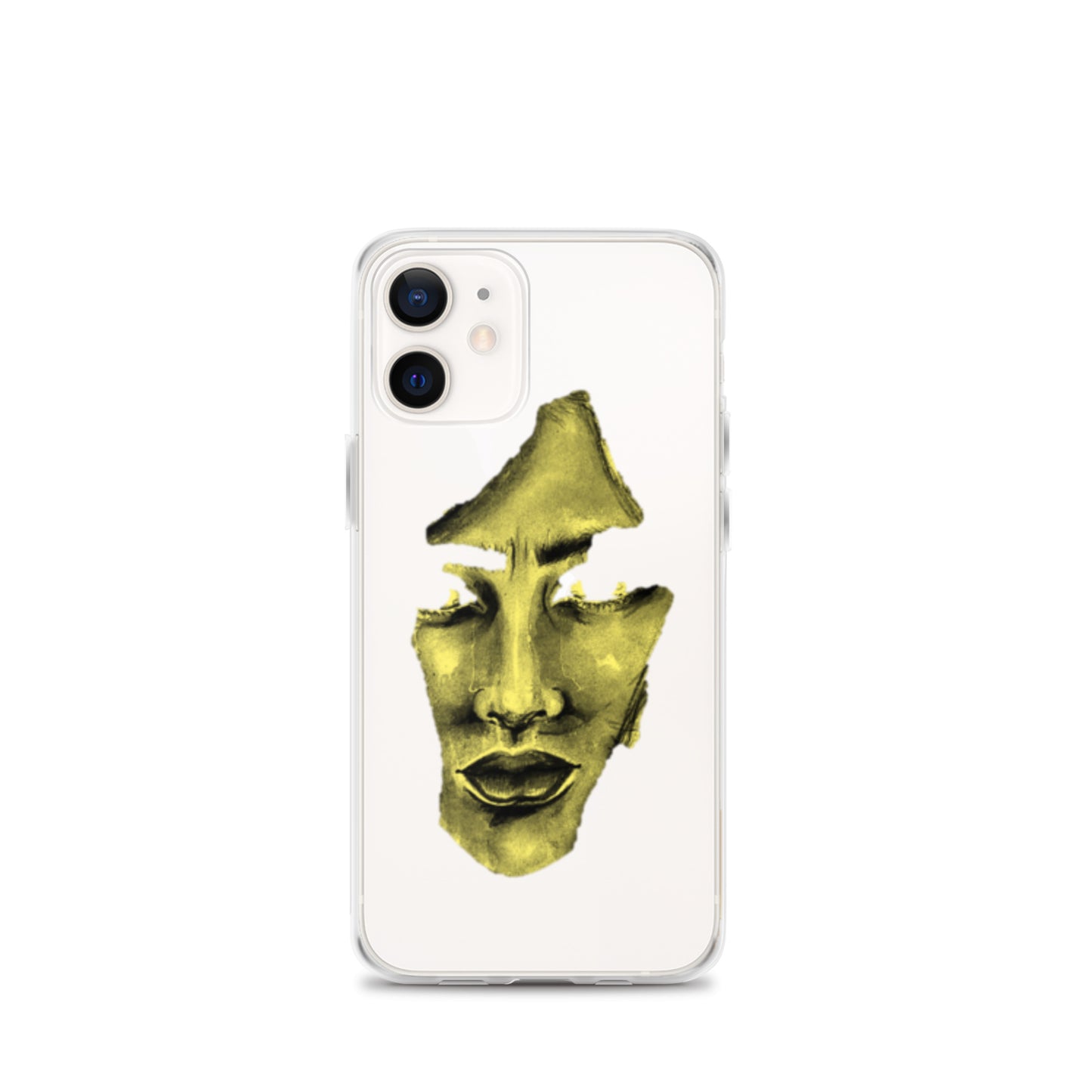 Coque iPhone® souple transparente jaune