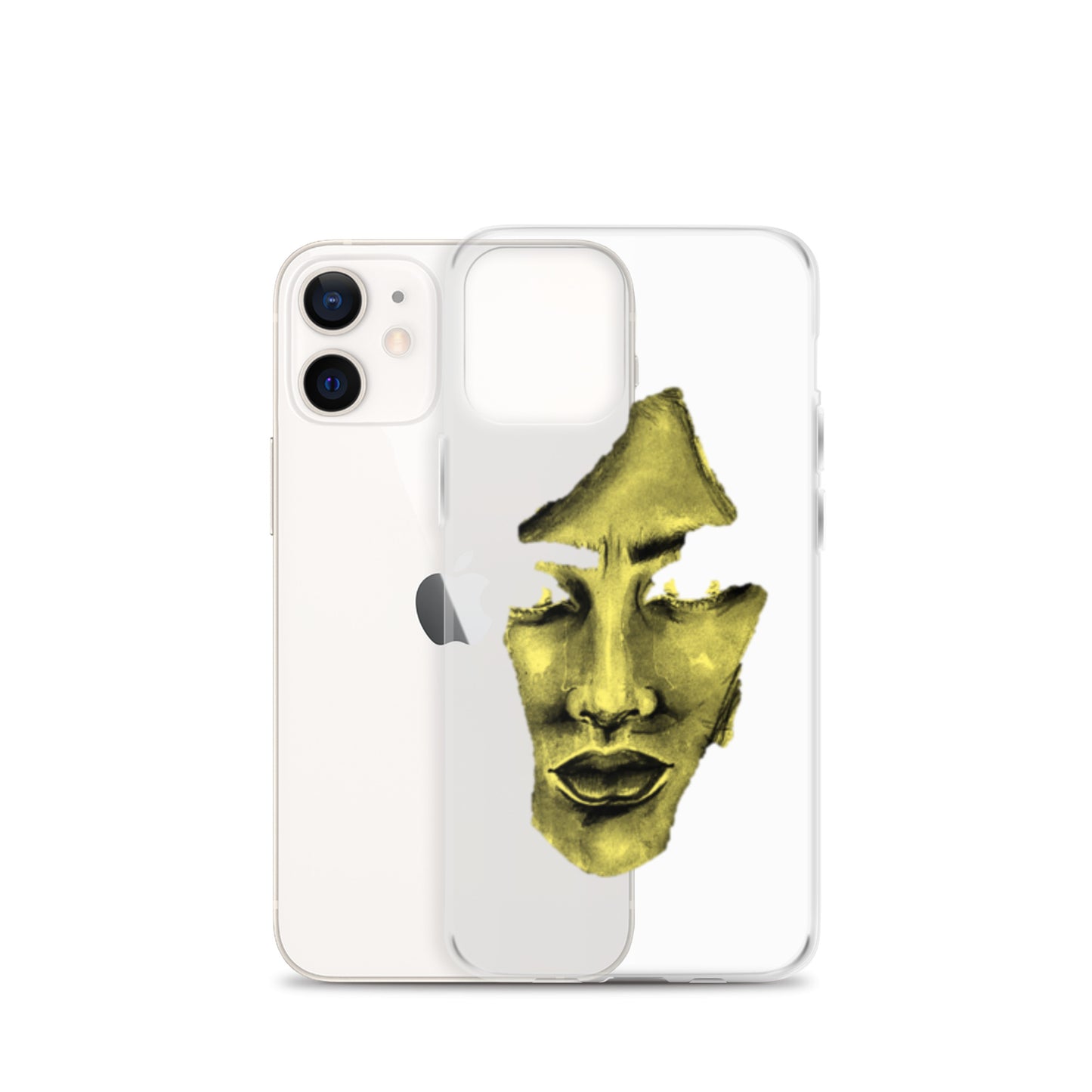 Coque iPhone® souple transparente jaune