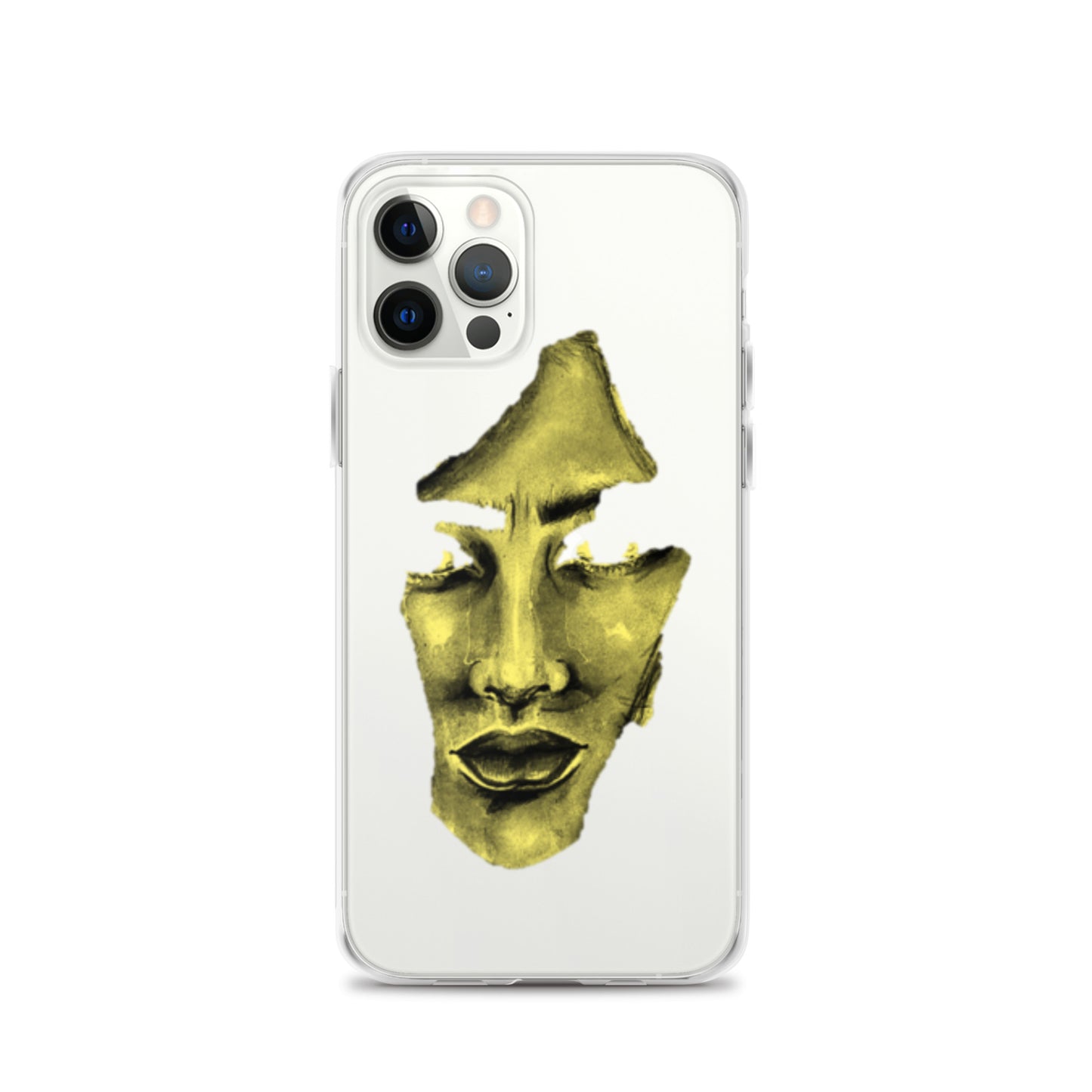 Coque iPhone® souple transparente jaune