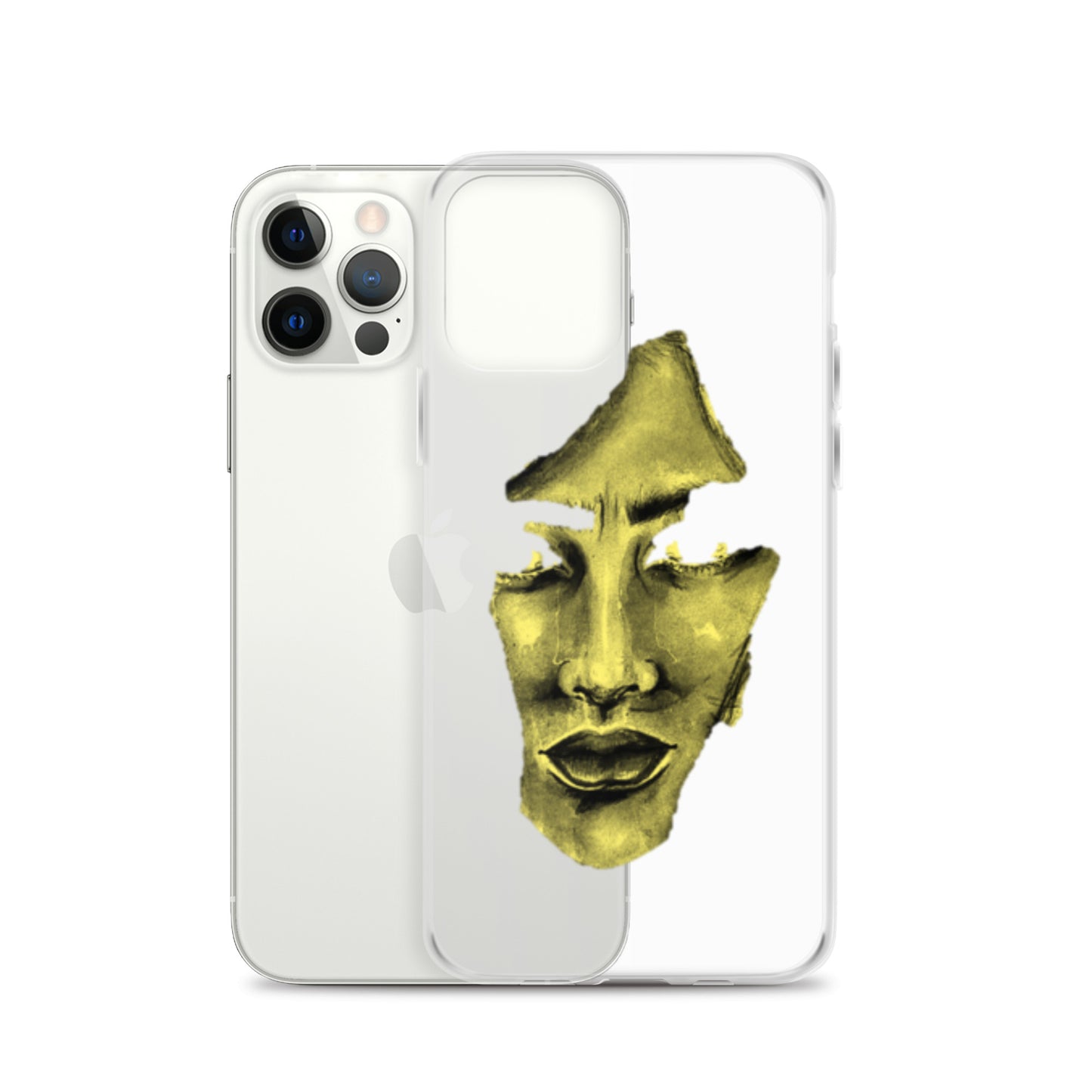 Coque iPhone® souple transparente jaune