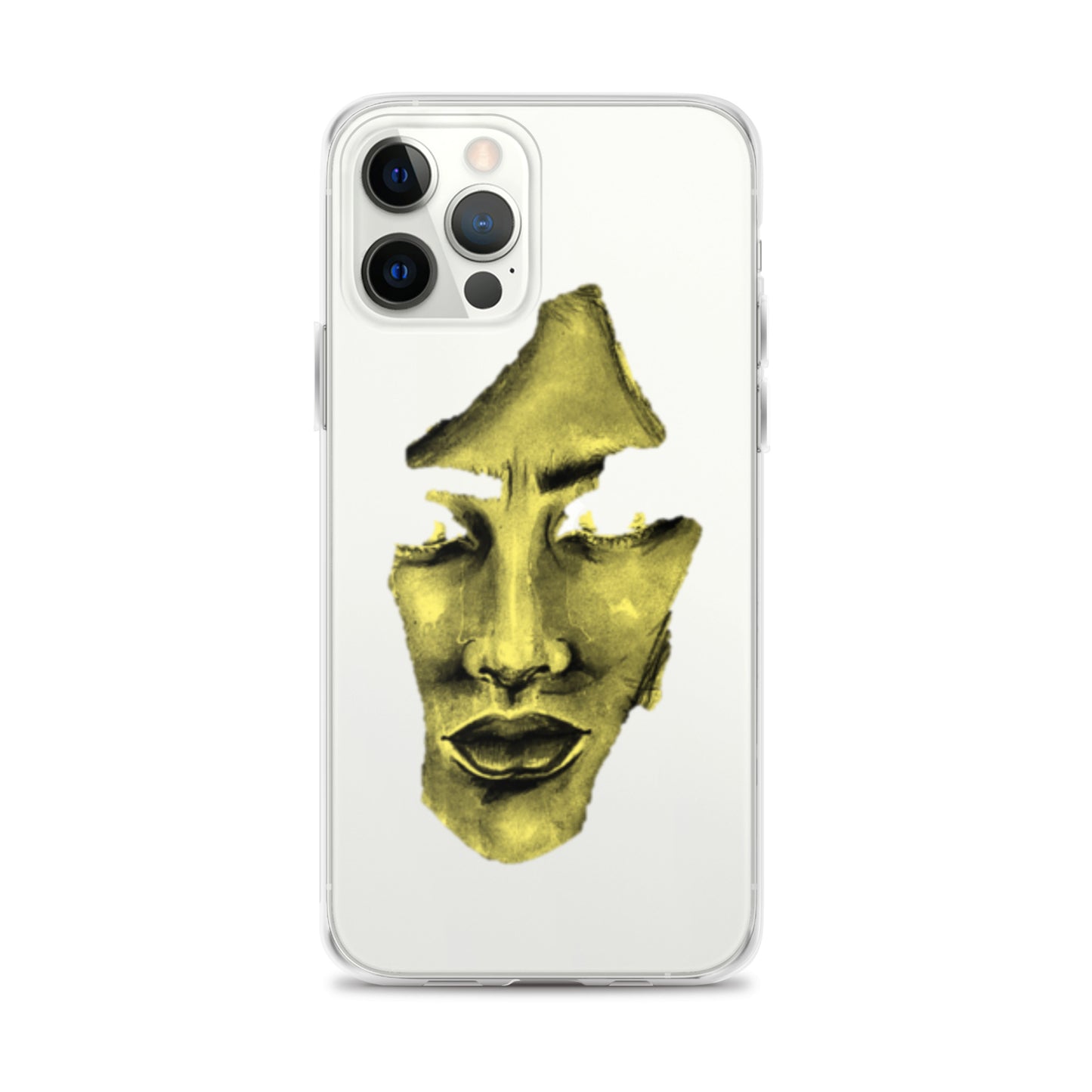 Coque iPhone® souple transparente jaune