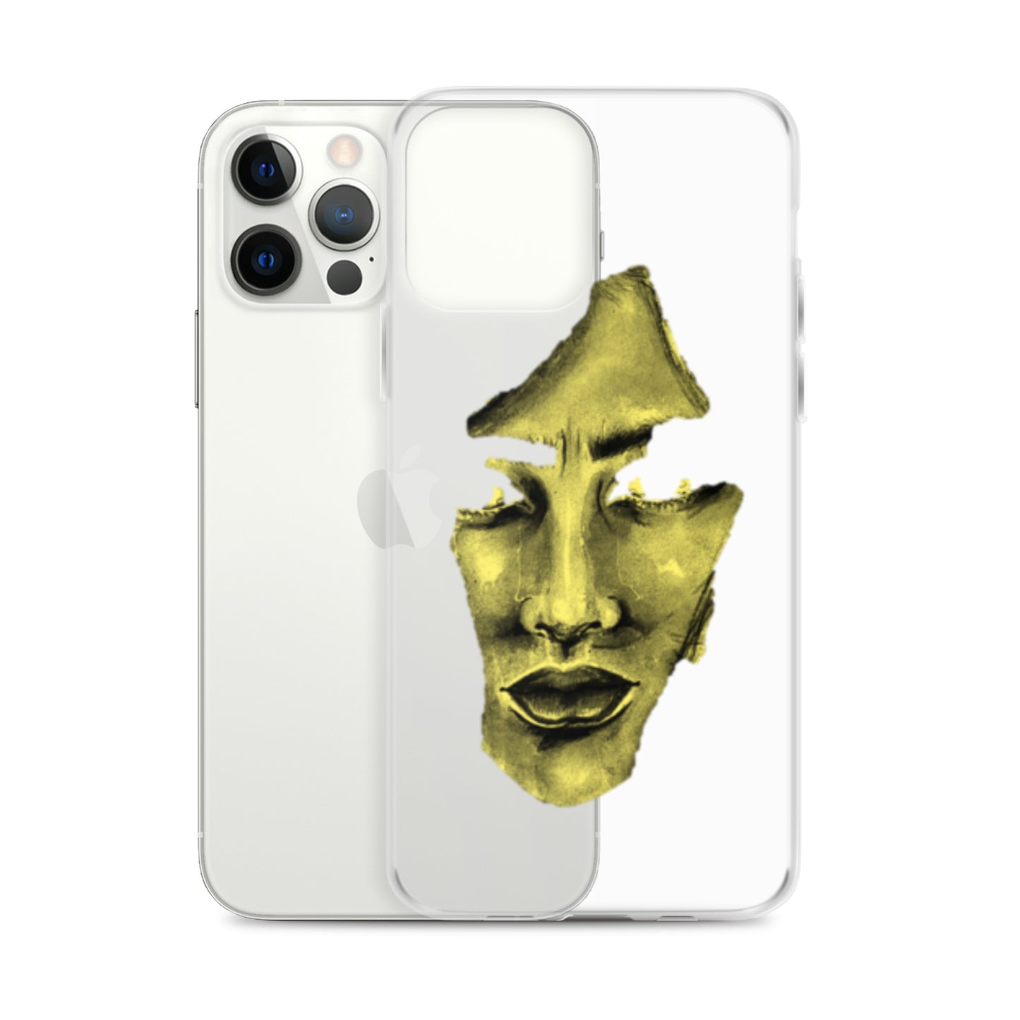 Coque iPhone® souple transparente jaune