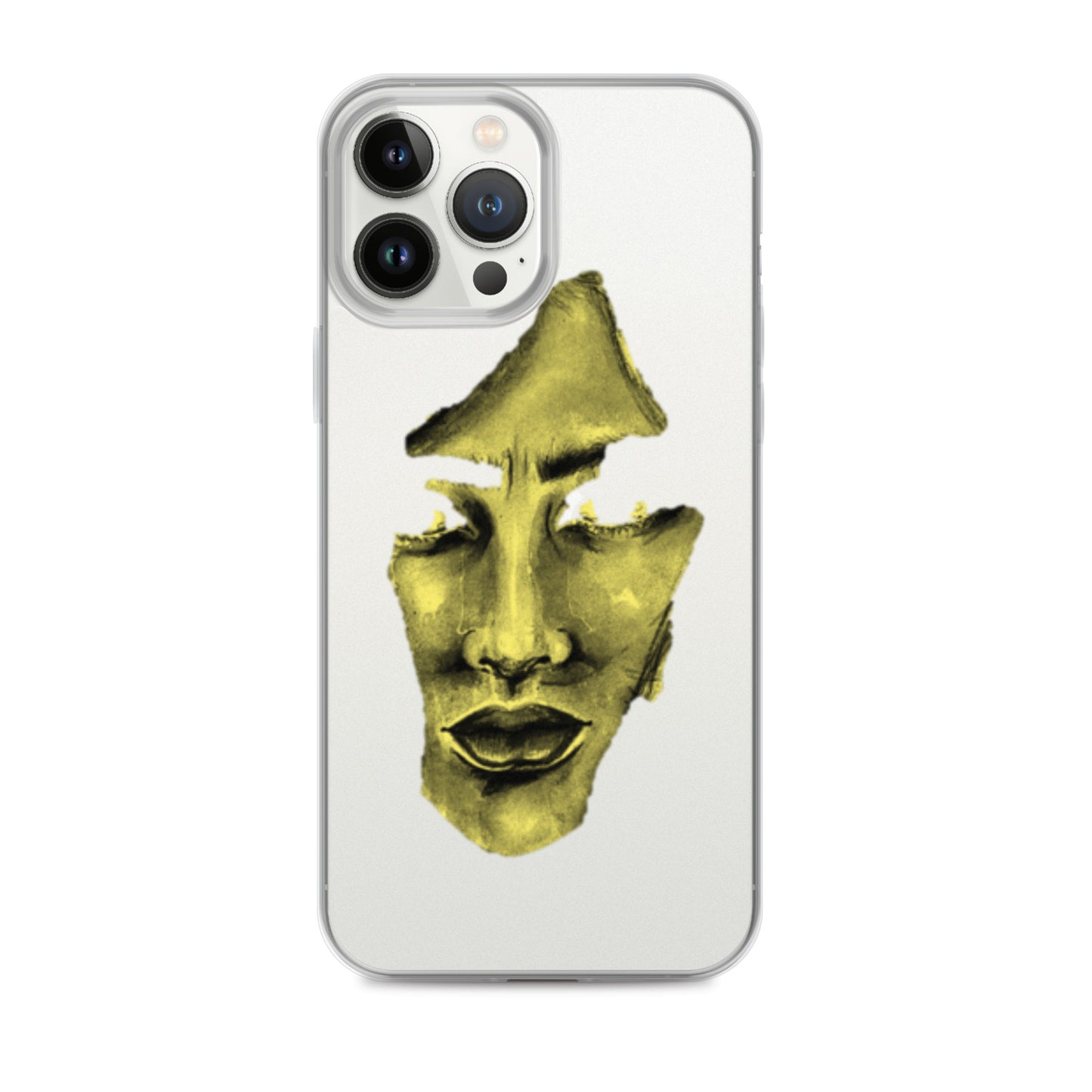 Coque iPhone® souple transparente jaune