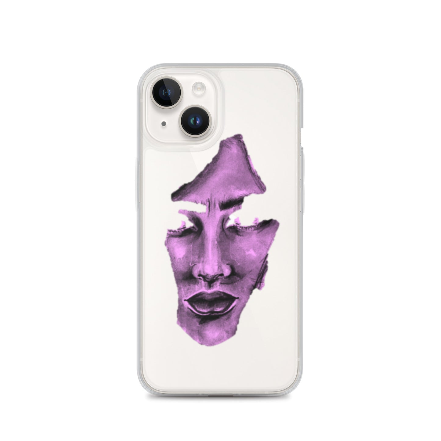 Coque iPhone® souple transparente rose