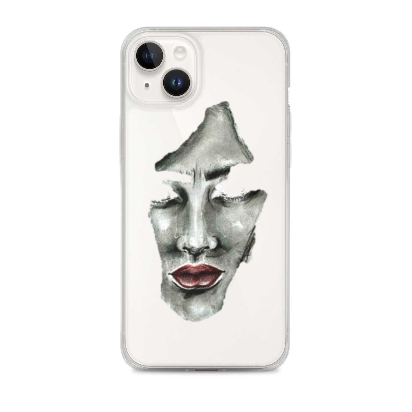 Coque iPhone® souple transparente gris