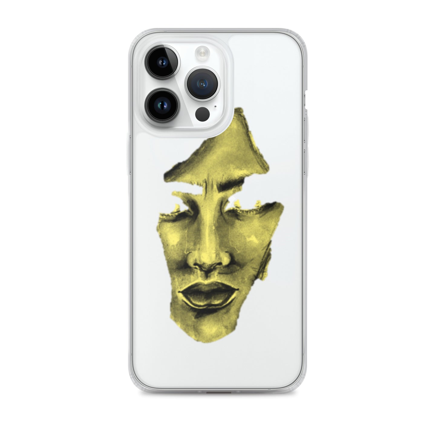 Coque iPhone® souple transparente jaune