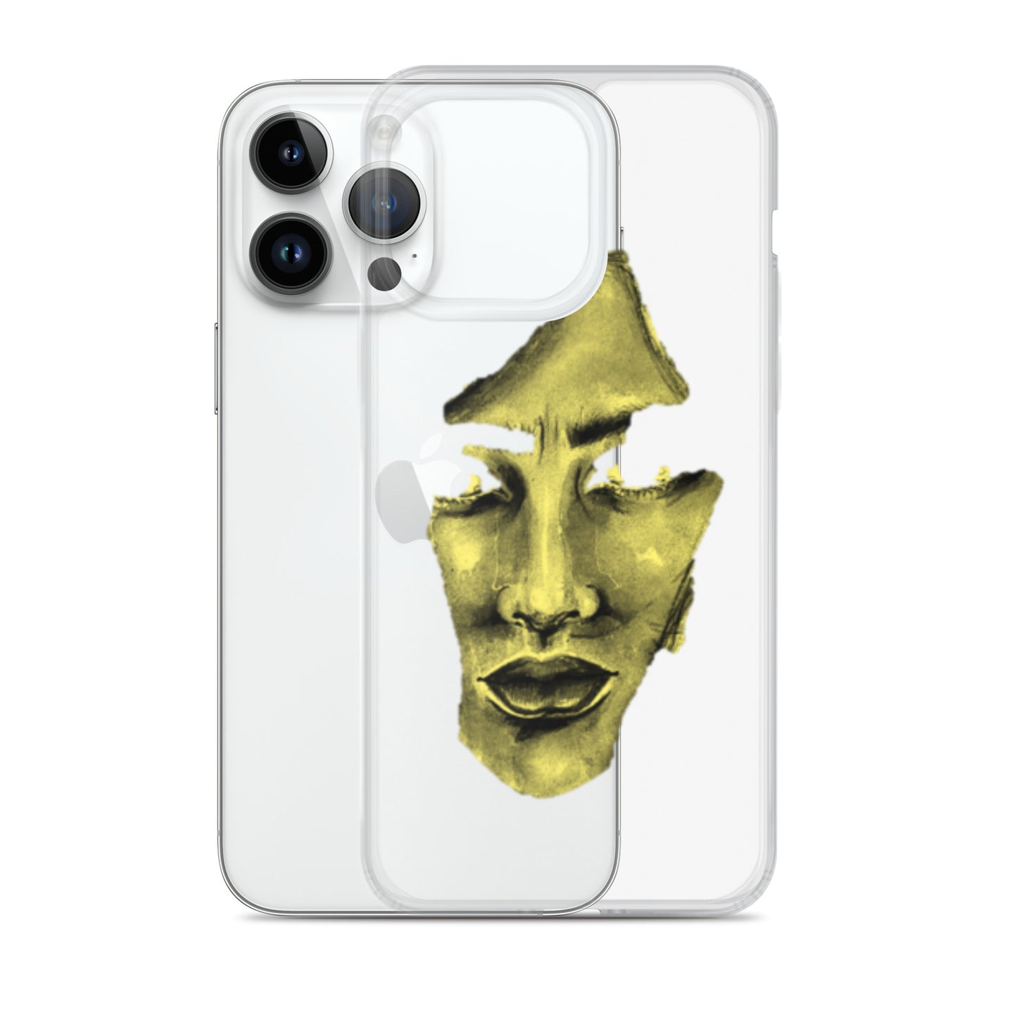 Coque iPhone® souple transparente jaune