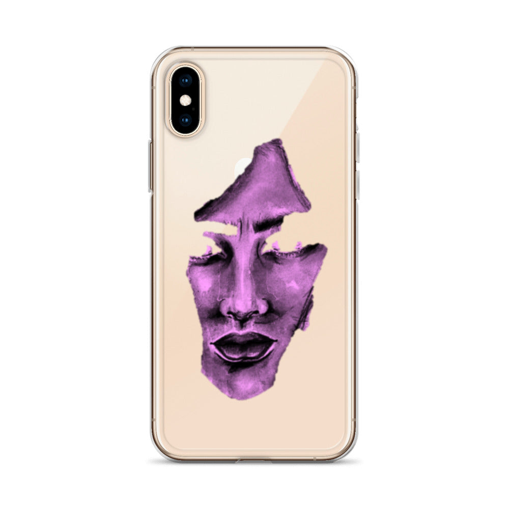 Coque iPhone® souple transparente rose